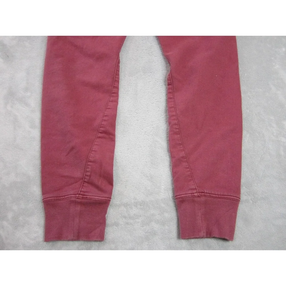 True Religion Pants Mens 34x32 Red Runner Relaxed Twill Joggers Rib Cuff Casual
